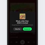 Spotify limit old music so you listen to new things